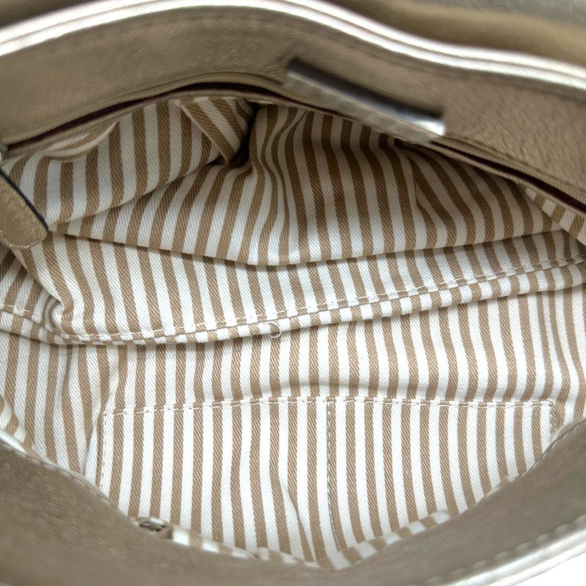 Loewe Metallic Leather Shoulder Bag with Mother of Pearl