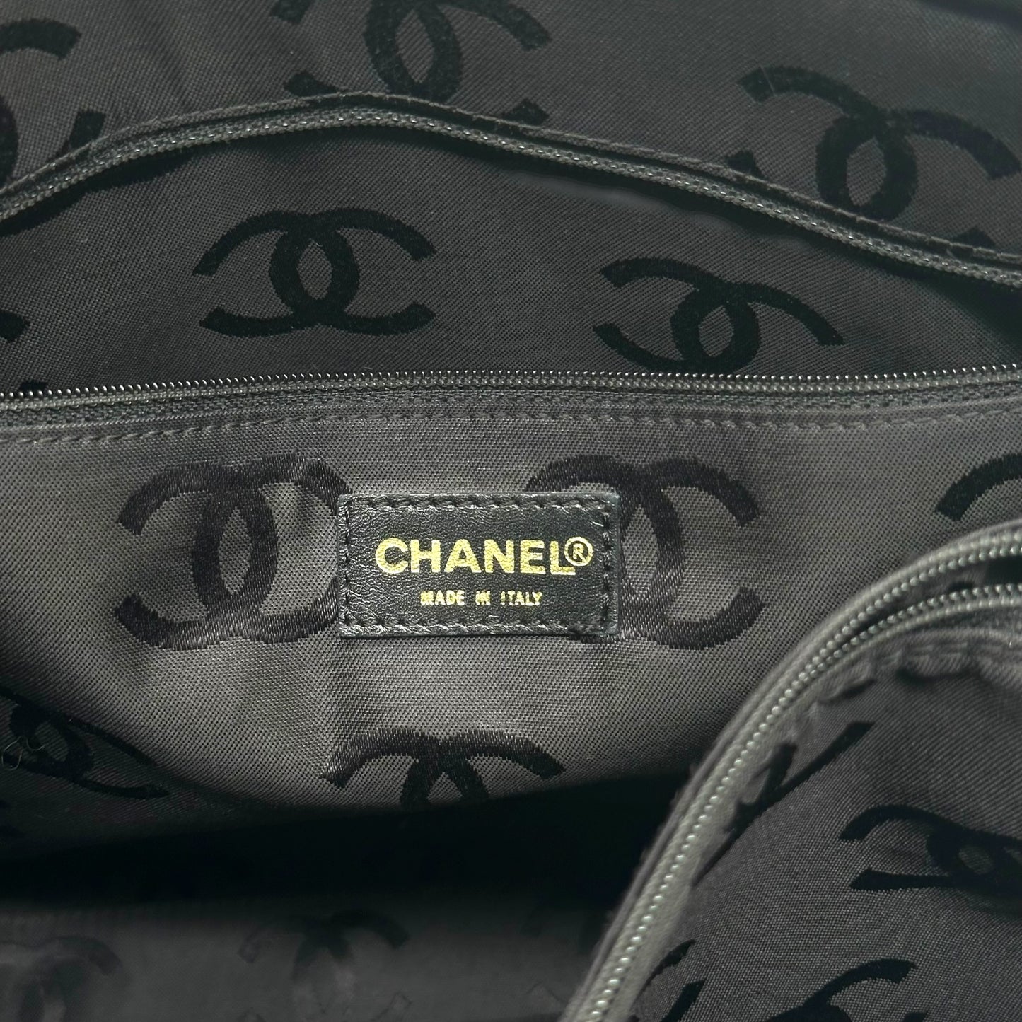 Chanel Black Medium Wild Stitch Bowler Bag 2002-03