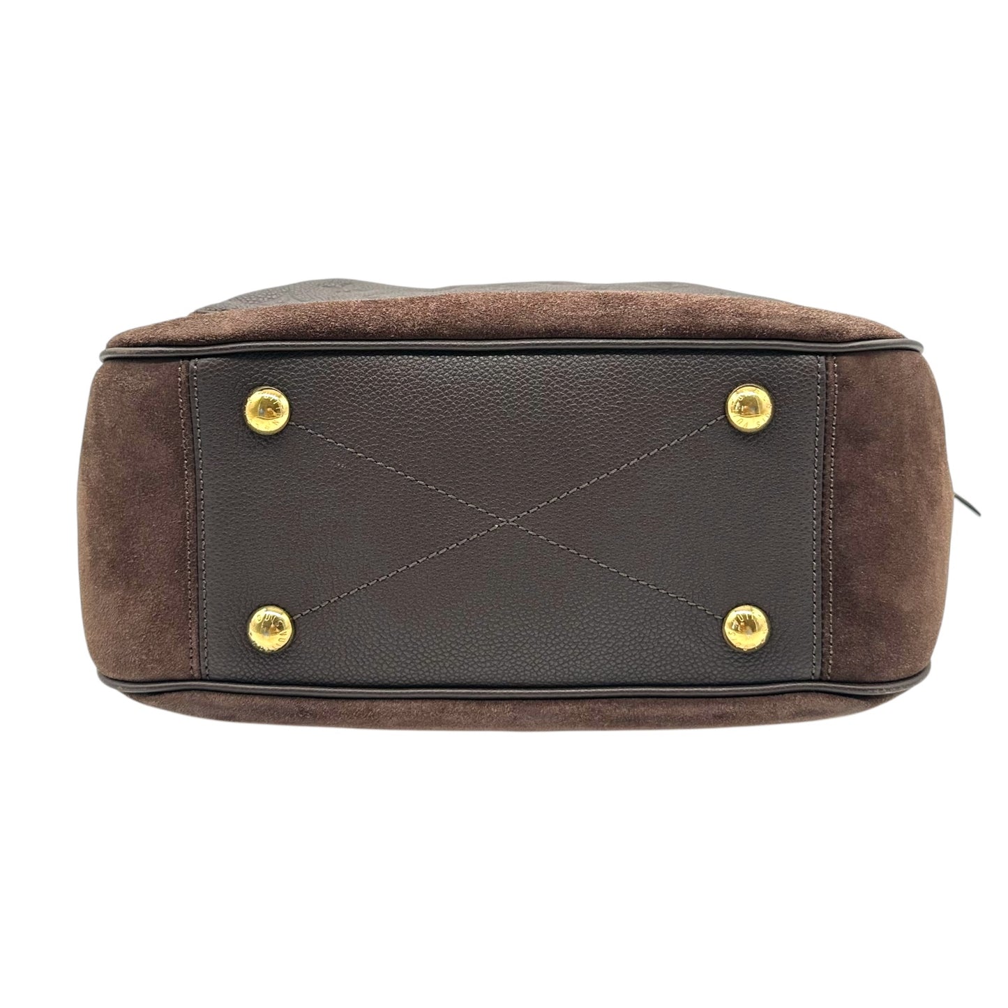 Louis Vuitton Brown Suede Empreinte Audacieuse PM Hobo Bag
