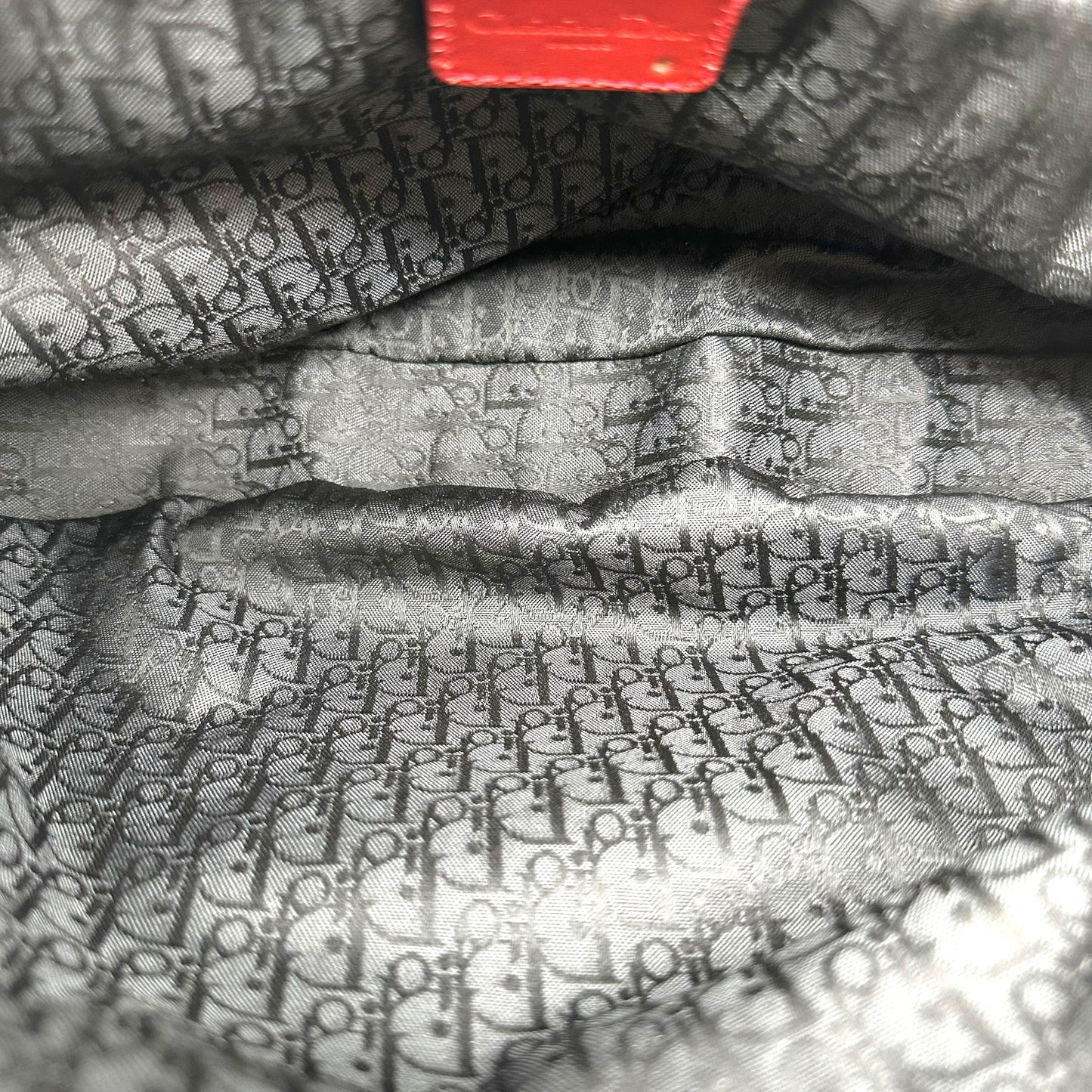 Christian Dior Burgundy Leather Street Chic Satchel Bag