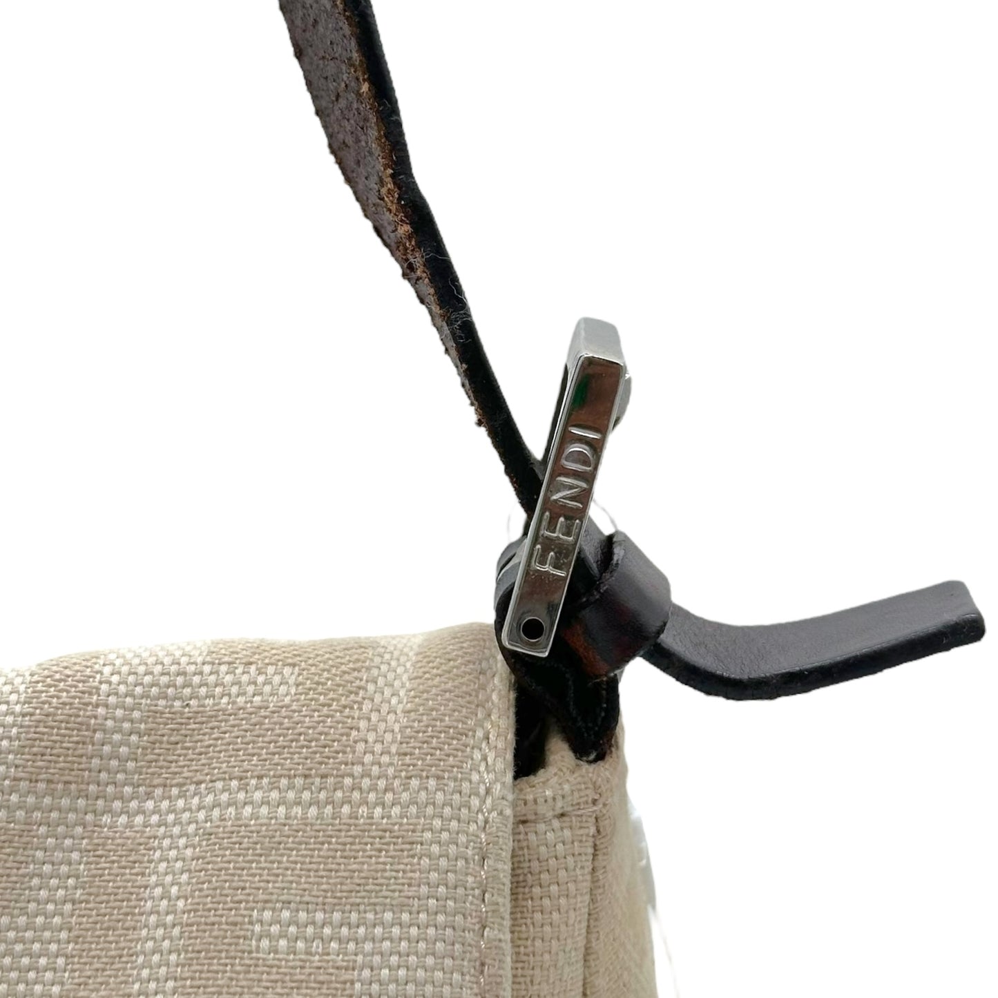 Fendi Ivory Zucca Monogram Mama Baguette Bag - Outfit Repeater