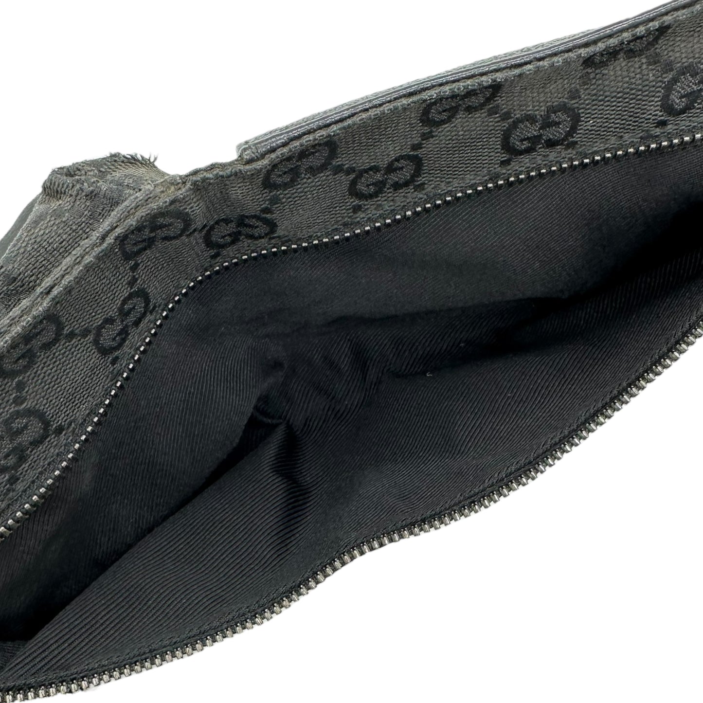 Gucci Black Monogram Canvas Fanny Pack - Outfit Repeater