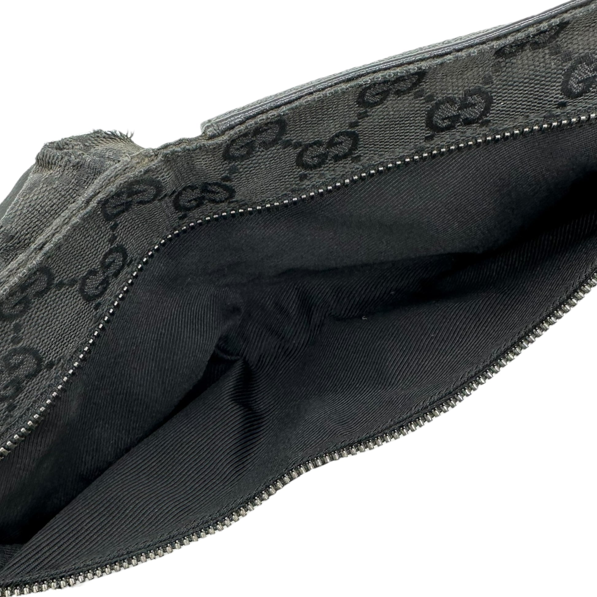 Gucci Black Monogram Canvas Fanny Pack - Outfit Repeater