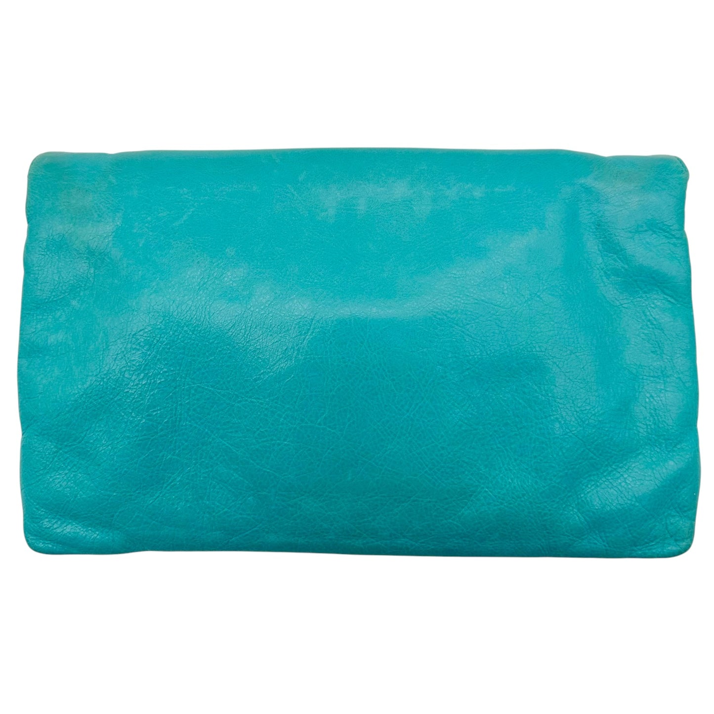 Balenciaga Turquoise Blue City 2-Way Clutch Bag