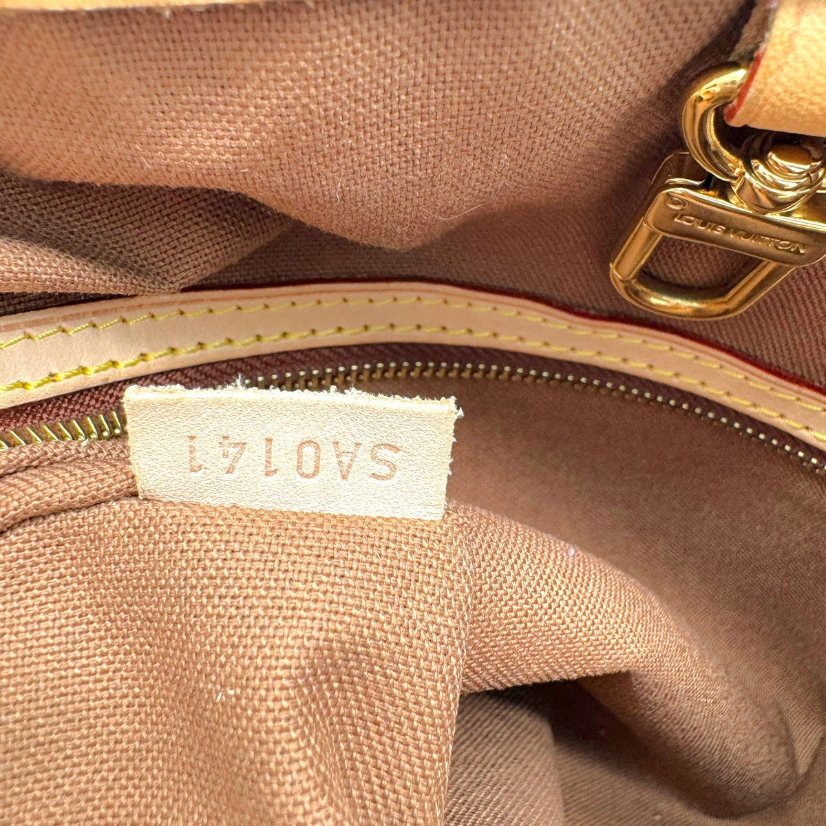 Louis Vuitton Brown Monogram Shoulder Tote Bag