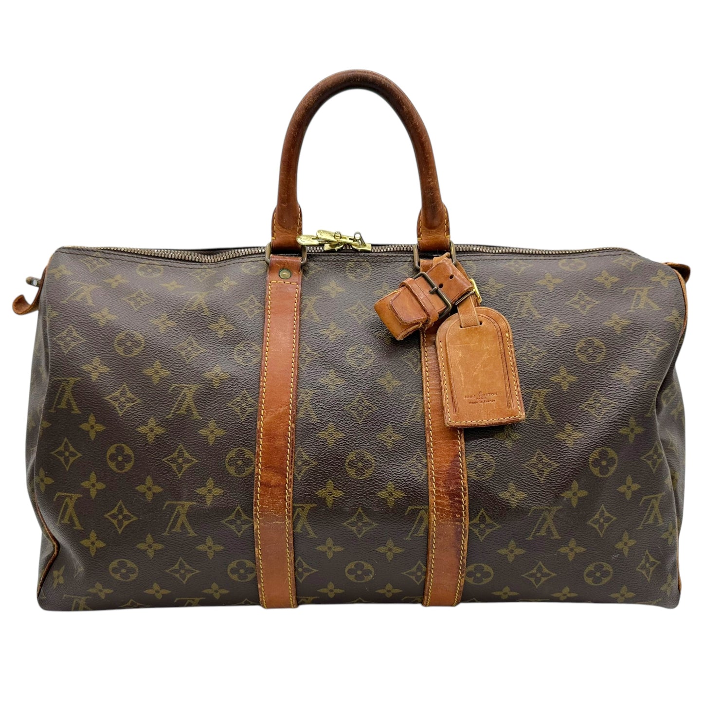 Louis Vuitton Brown Monogram Keepall 45