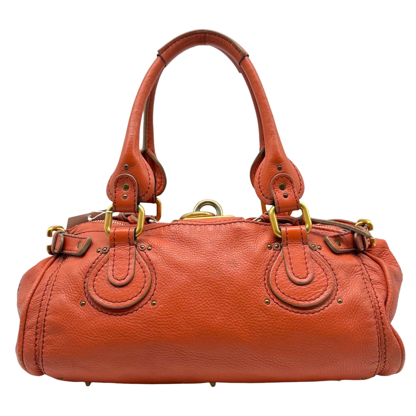 Chloe Coral Orange Paddington Shoulder Bag