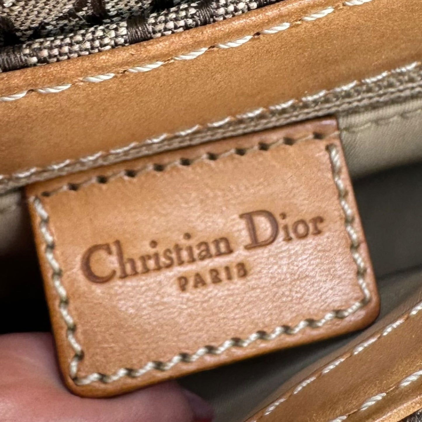 Christian Dior Street Chic Monogram Trotter Crossbody Bag