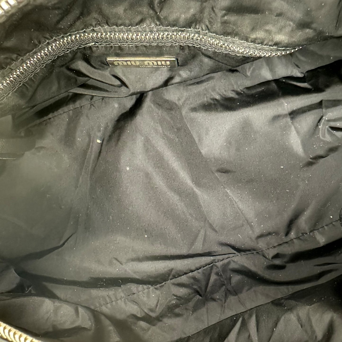 Miu Miu Black Leather & Wooden Handle Shoulder Bag - Outfit Repeater