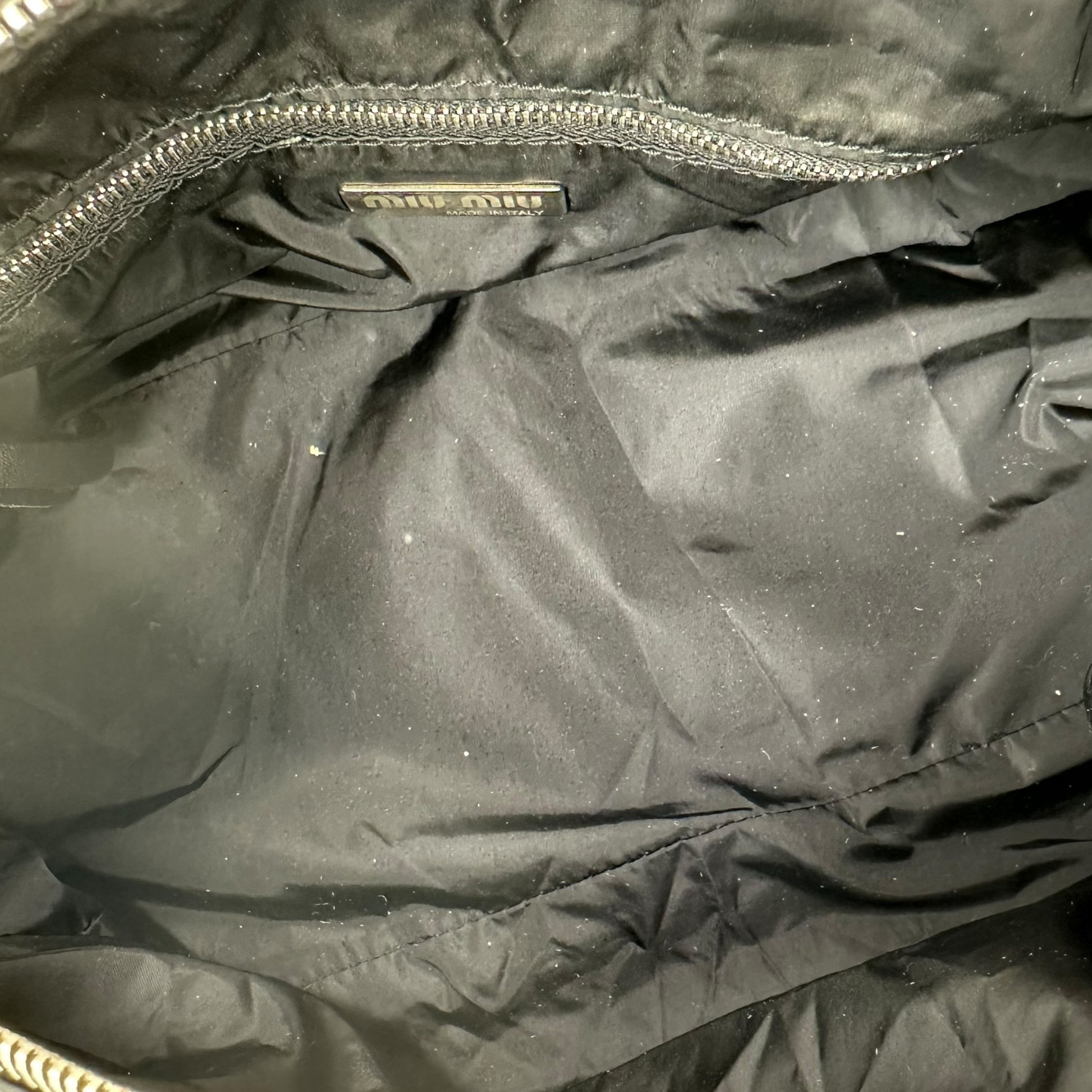 Miu Miu Black Leather & Wooden Handle Shoulder Bag - Outfit Repeater