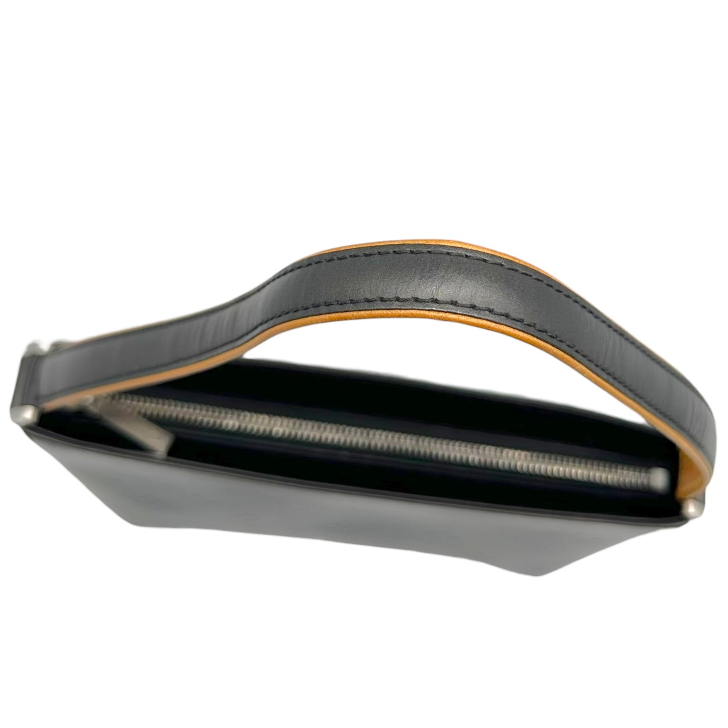 Louis Vuitton Gray Logo Embossed Fowler Pochette Bag