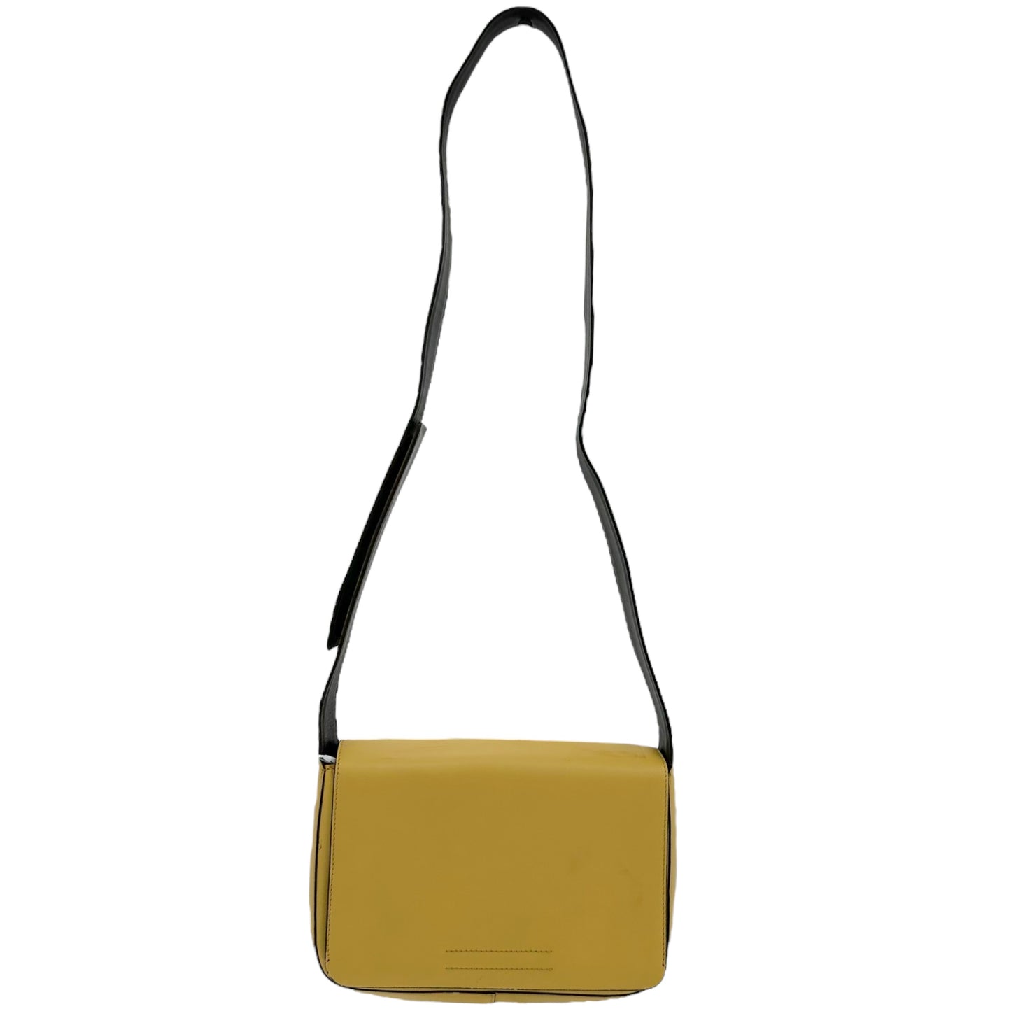 Prada 1999 Yellow Structured Crossbody Bag