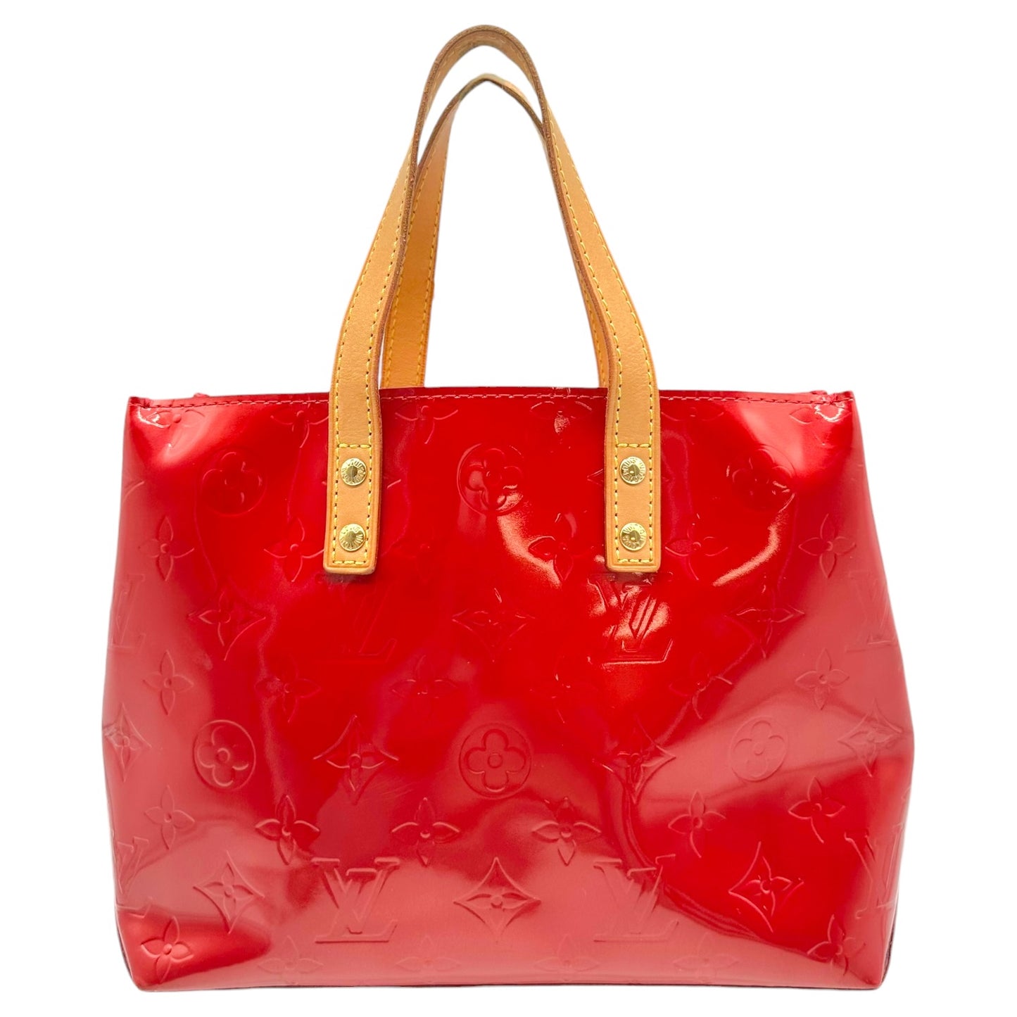 Louis Vuitton Red Vernis Mini Tote Bag