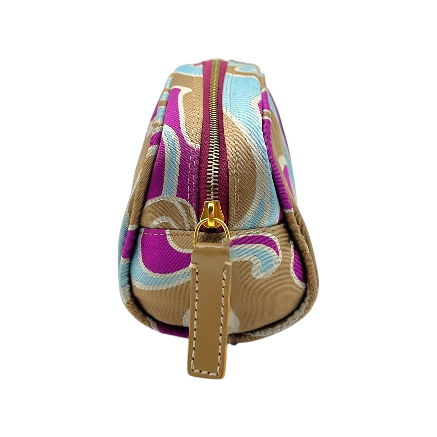 Fendi Printed Silk Cosmetic Pouch