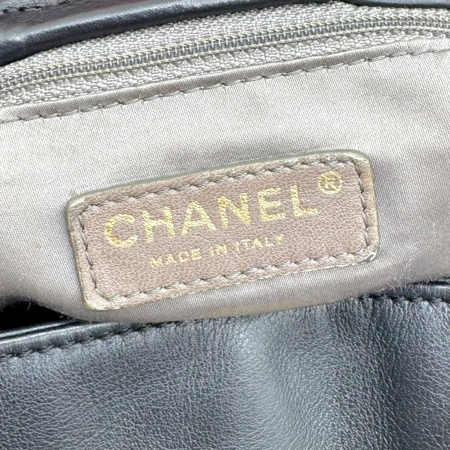 Chanel Black Studded CC Logo Accordion Shoulder Bag 2008-09 - Outfit Repeater