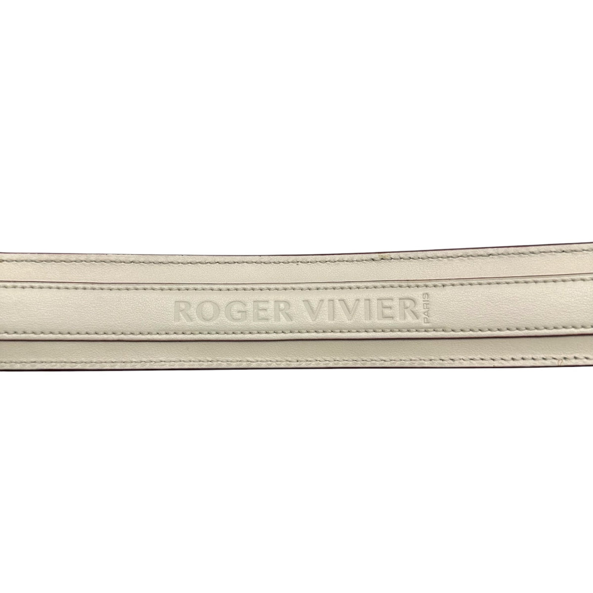Roger Vivier Ikat Beaded Denim Leather Crossbody Bag