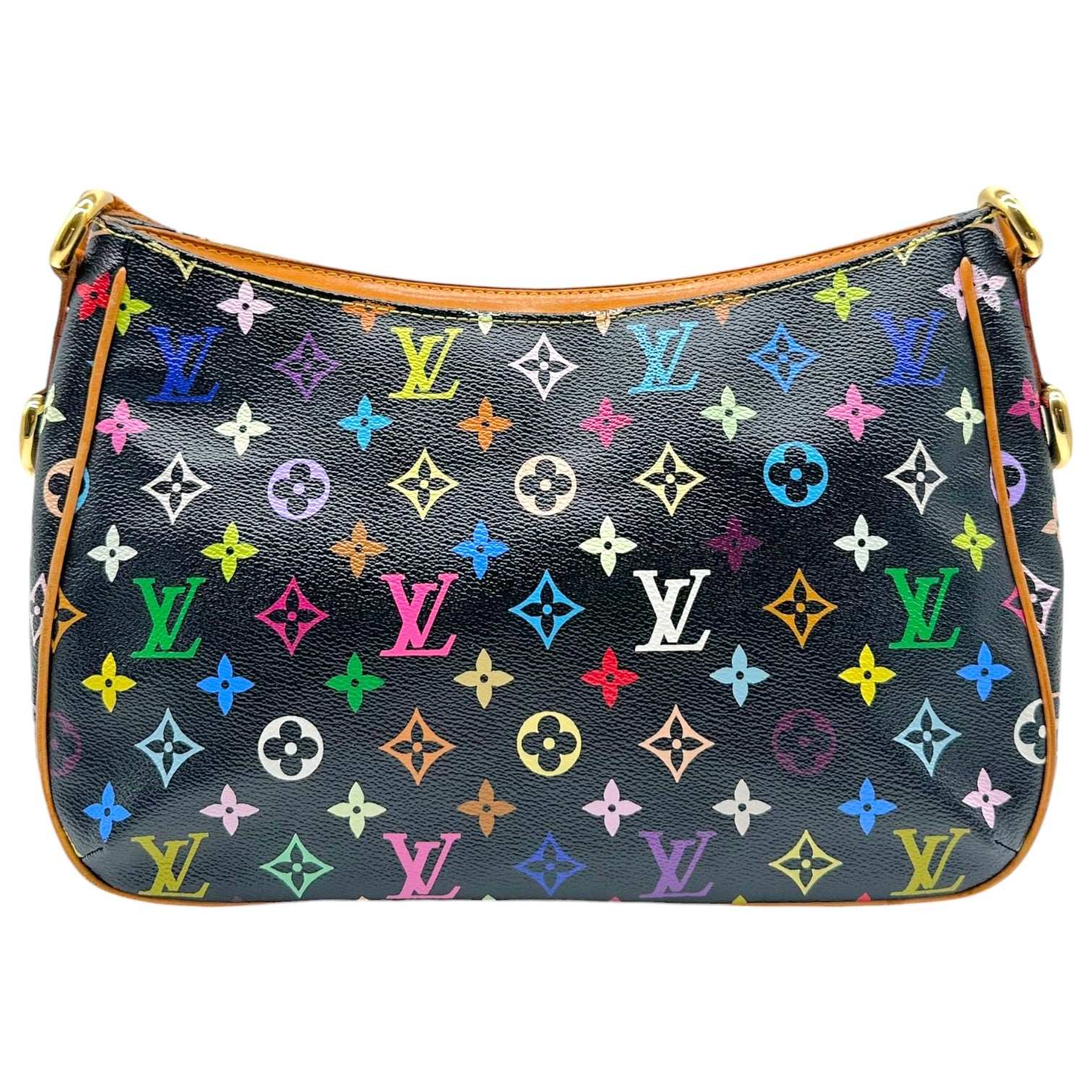 Louis Vuitton Crossbody Bag Black Multicolor Murakami