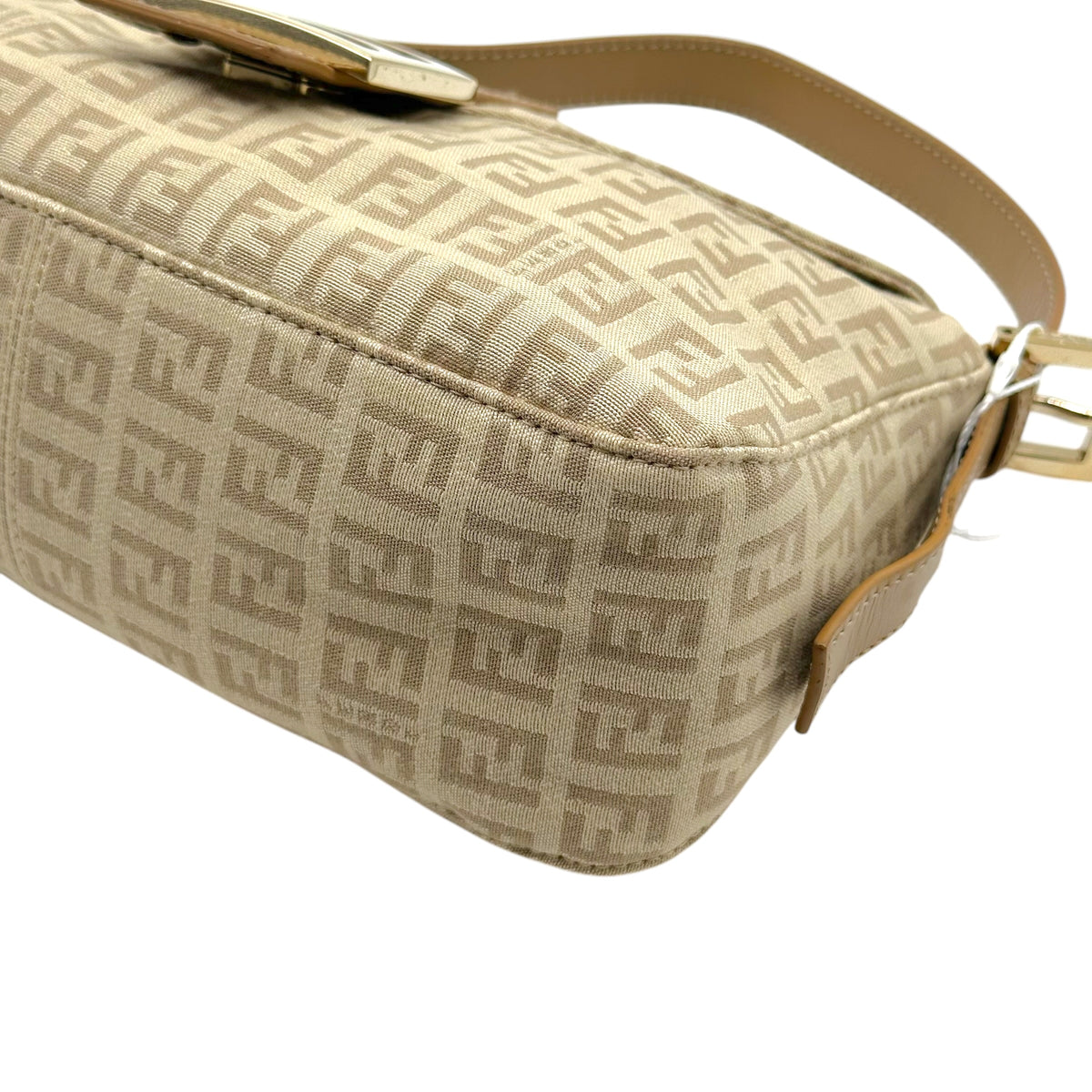 Fendi Baguette Bag Ivory Beige Zucchino Monogram