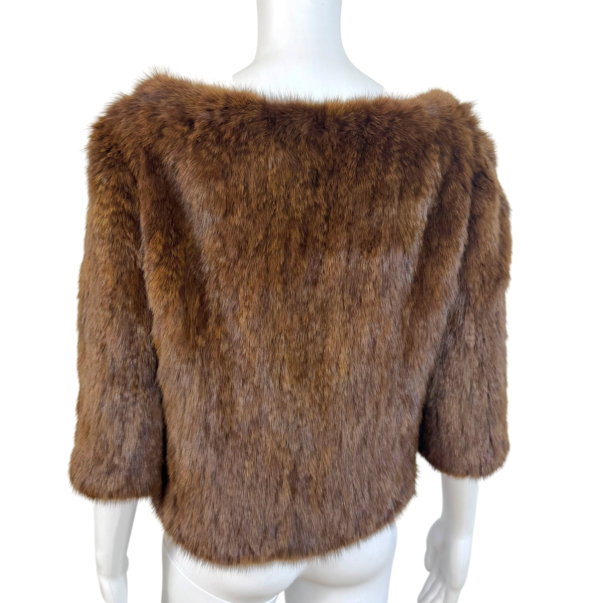Royal Furs Brown Sable 3/4 Sleeve Jacket