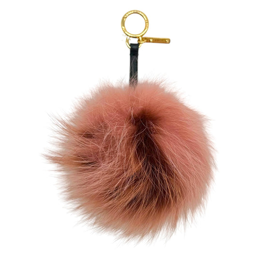 Fendi Pink Fox Fur Bag Charm
