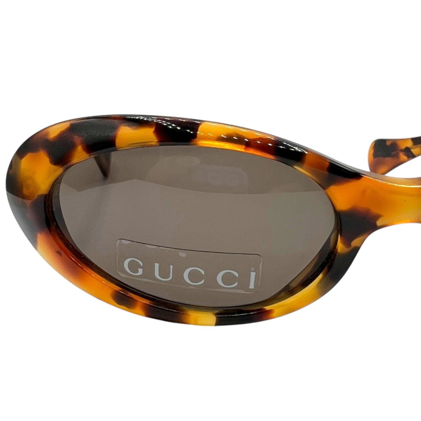 Gucci 90's Tortoise Oval Sunglasses 2420/S w/ Case
