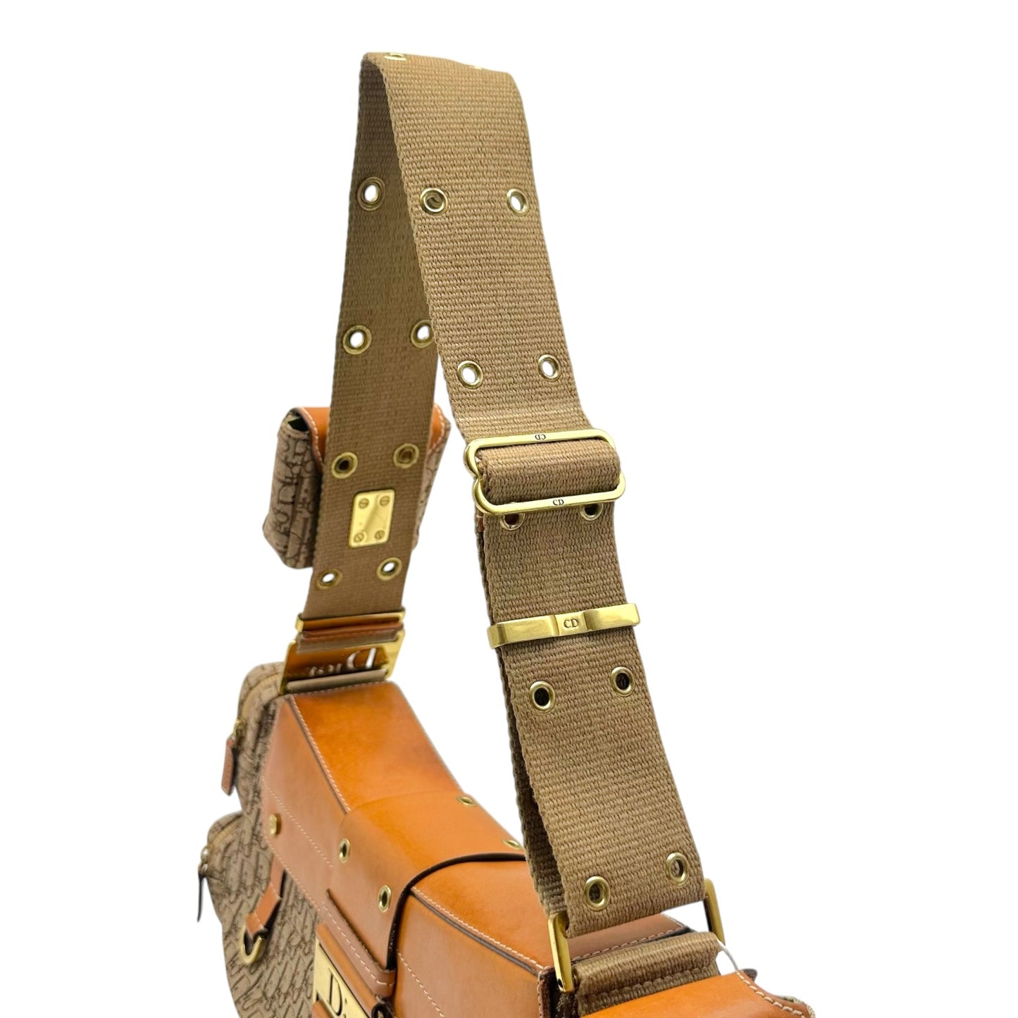 Christian Dior Tan Monogram Shoulder Bag