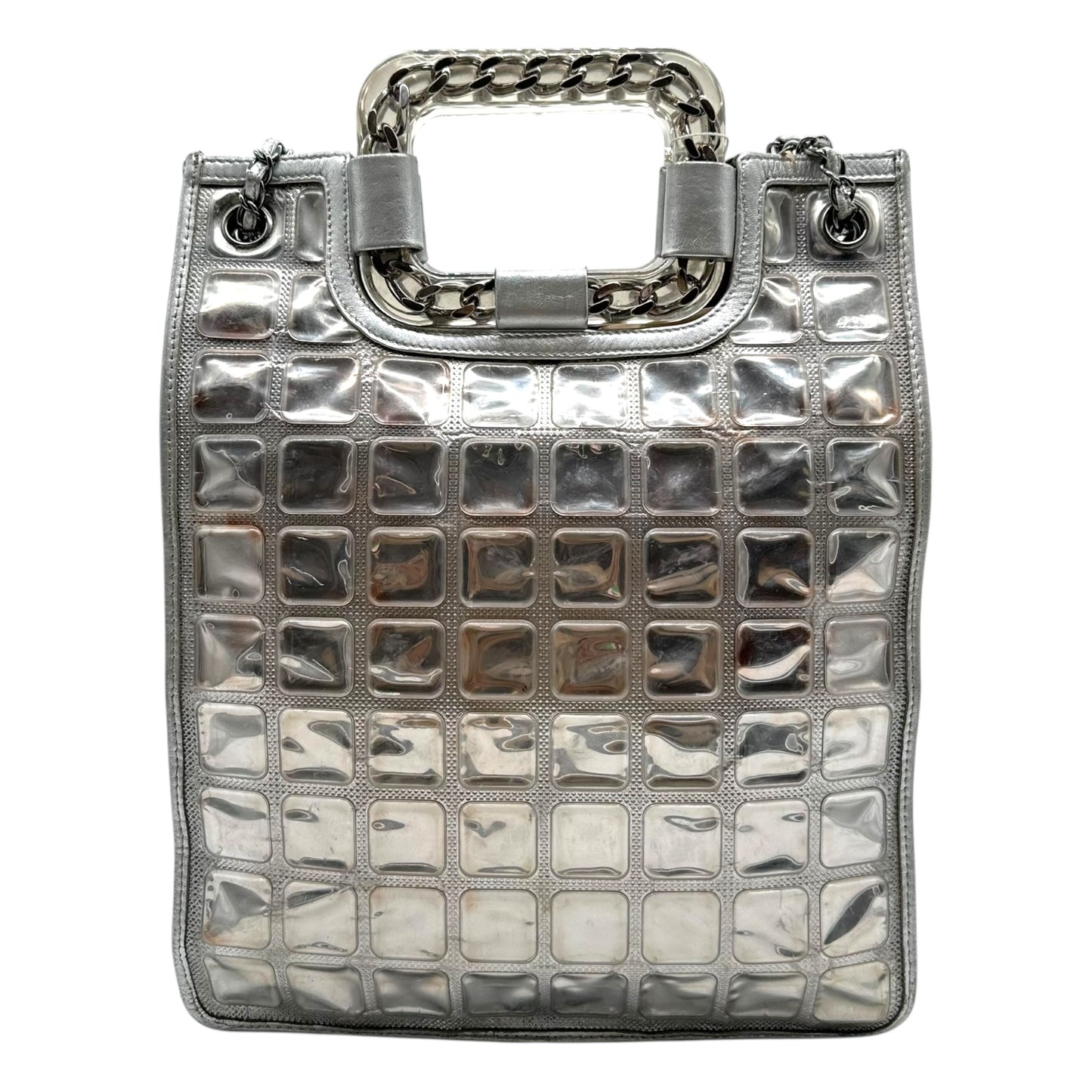 Chanel 2007 Ice Cube 2-Way Clutch Tote Bag