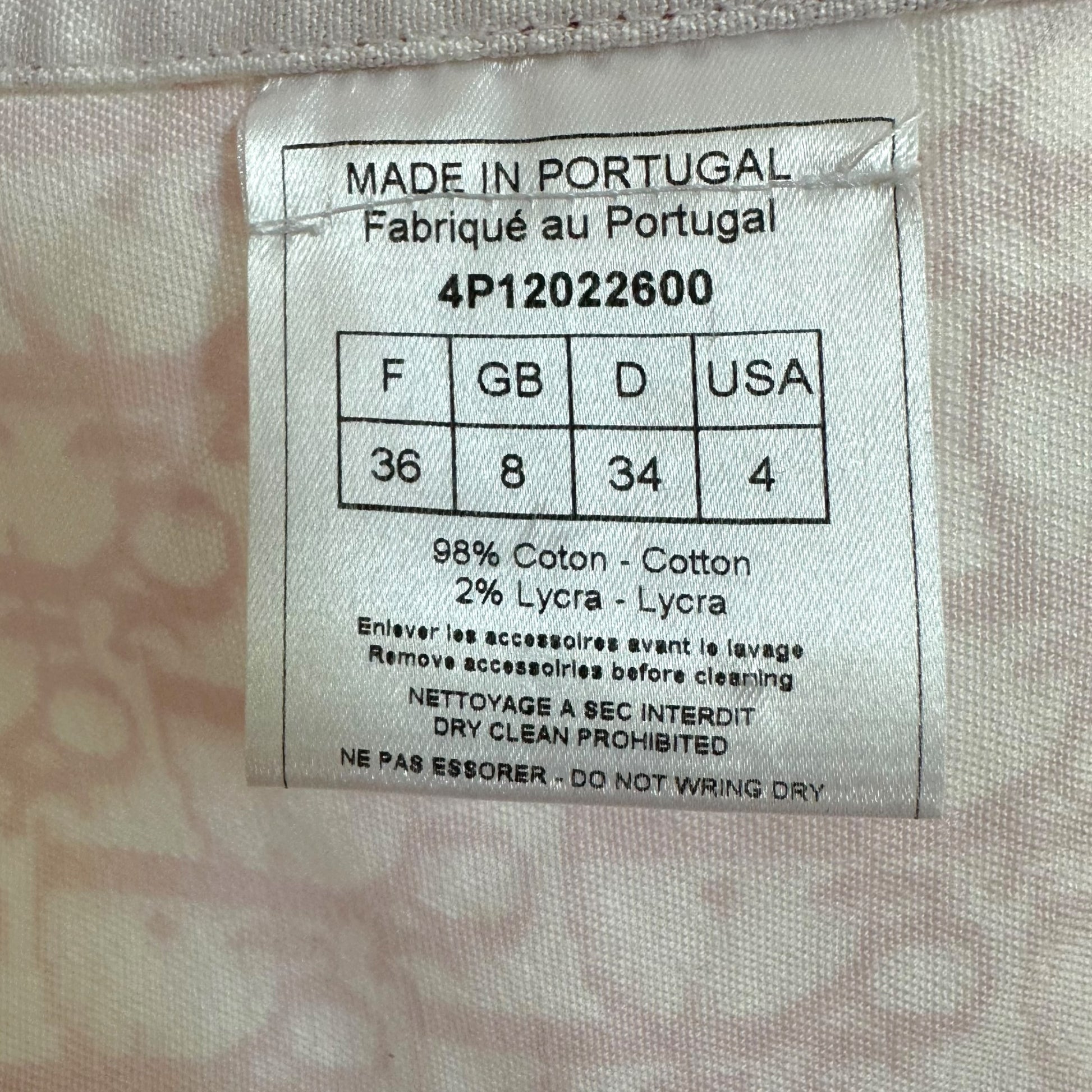 Christian Dior Pink Trotter Monogram Rhinestone Vest
