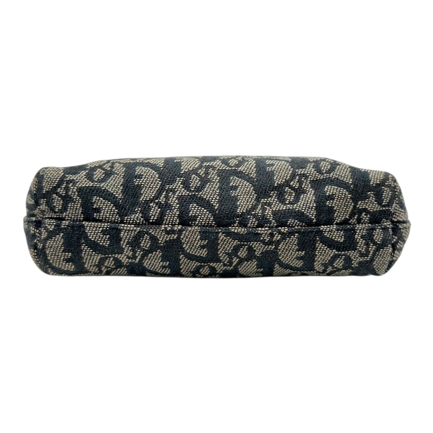 Christian Dior Navy Blue Trotter Monogram Canvas Cosmetic Pouch