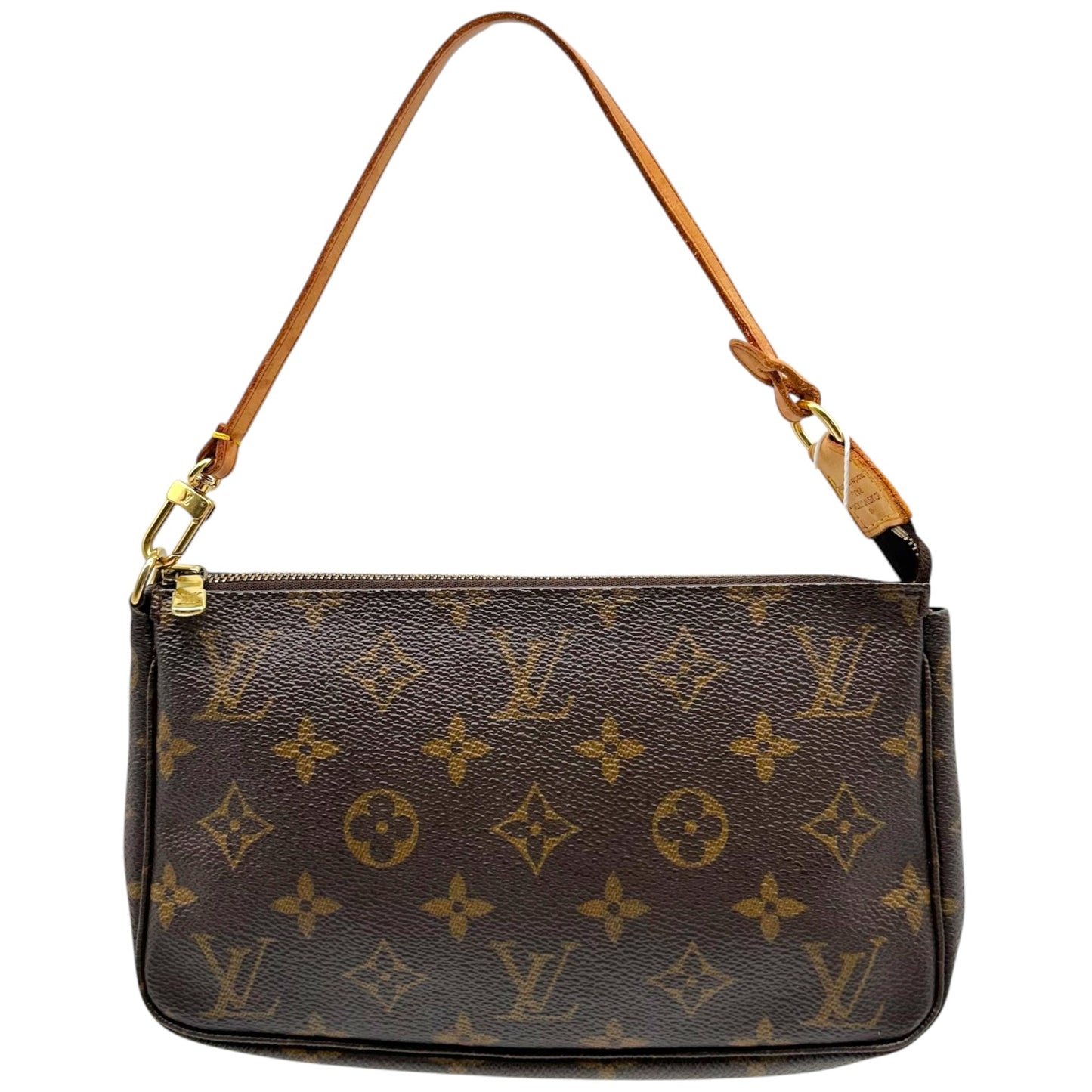 Louis Vuitton Brown Classic Monogram Pochette Bag
