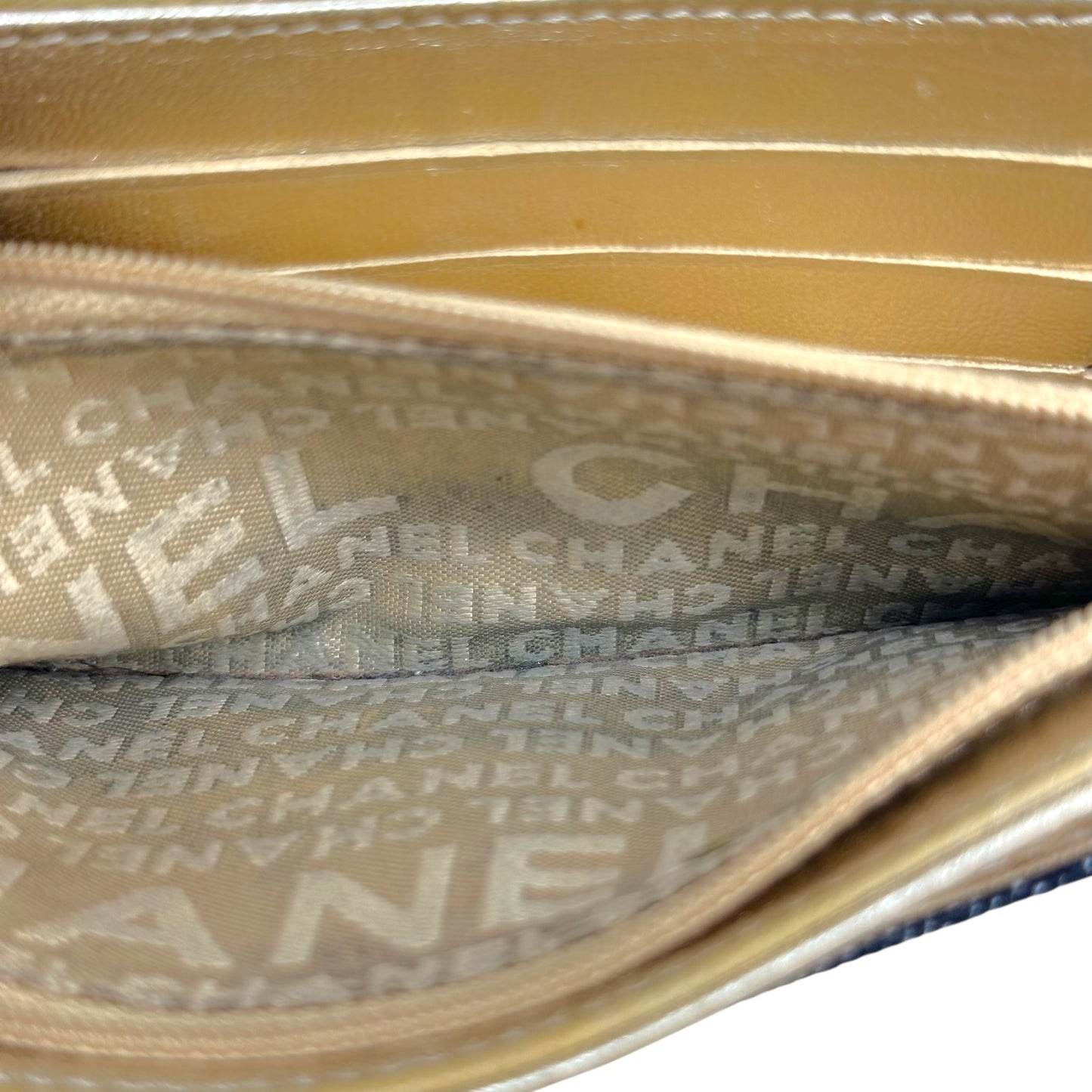 Chanel Denim Logo Wallet