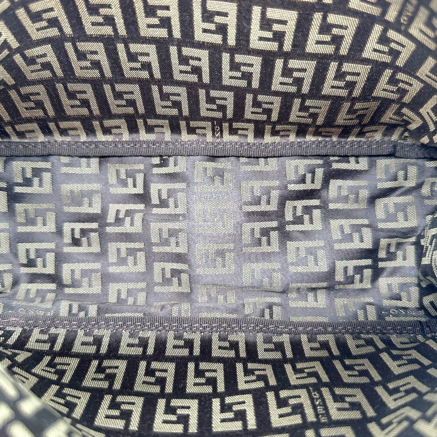 Fendi Mini Pochette Bag Tan Brown Zucchino Monogram