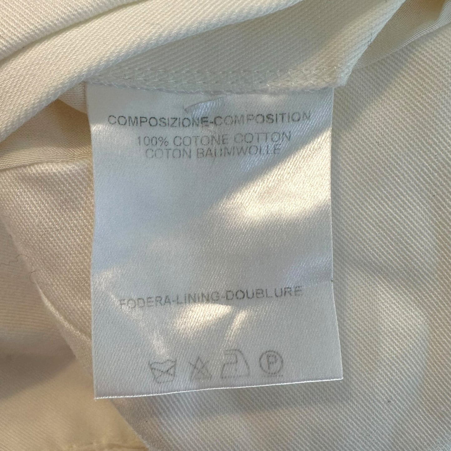 Gucci by Tom Ford S/S 2002 White Denim Jacket & Midi Skirt Set
