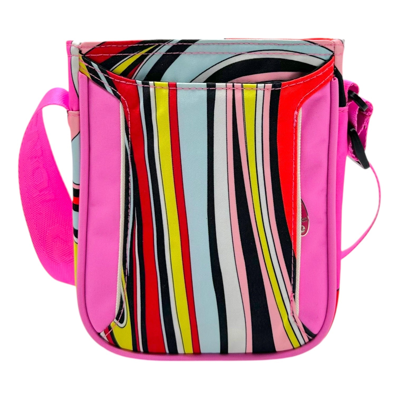 Emilio Pucci Multicolor Printed Crossbody Sport Bag