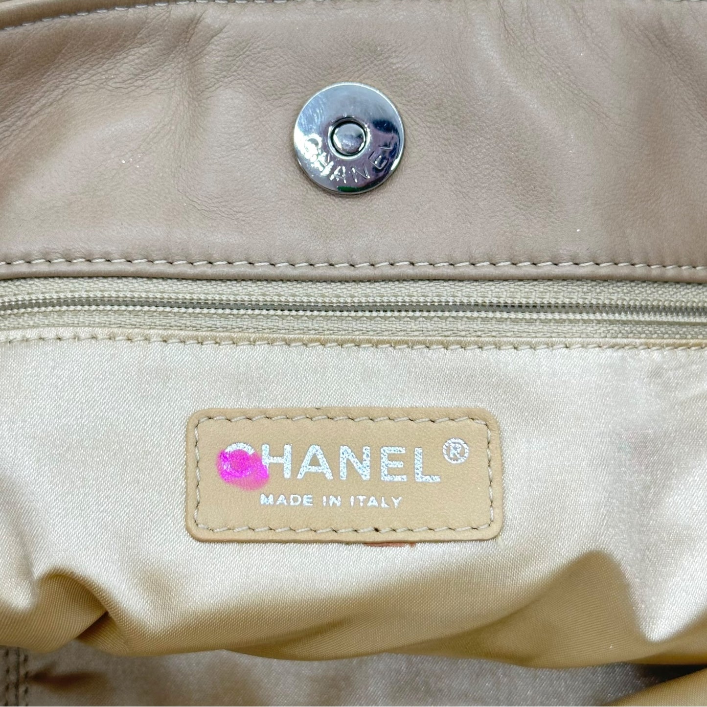 Chanel Gold & Pink Python Soft & Chain Hobo Bag