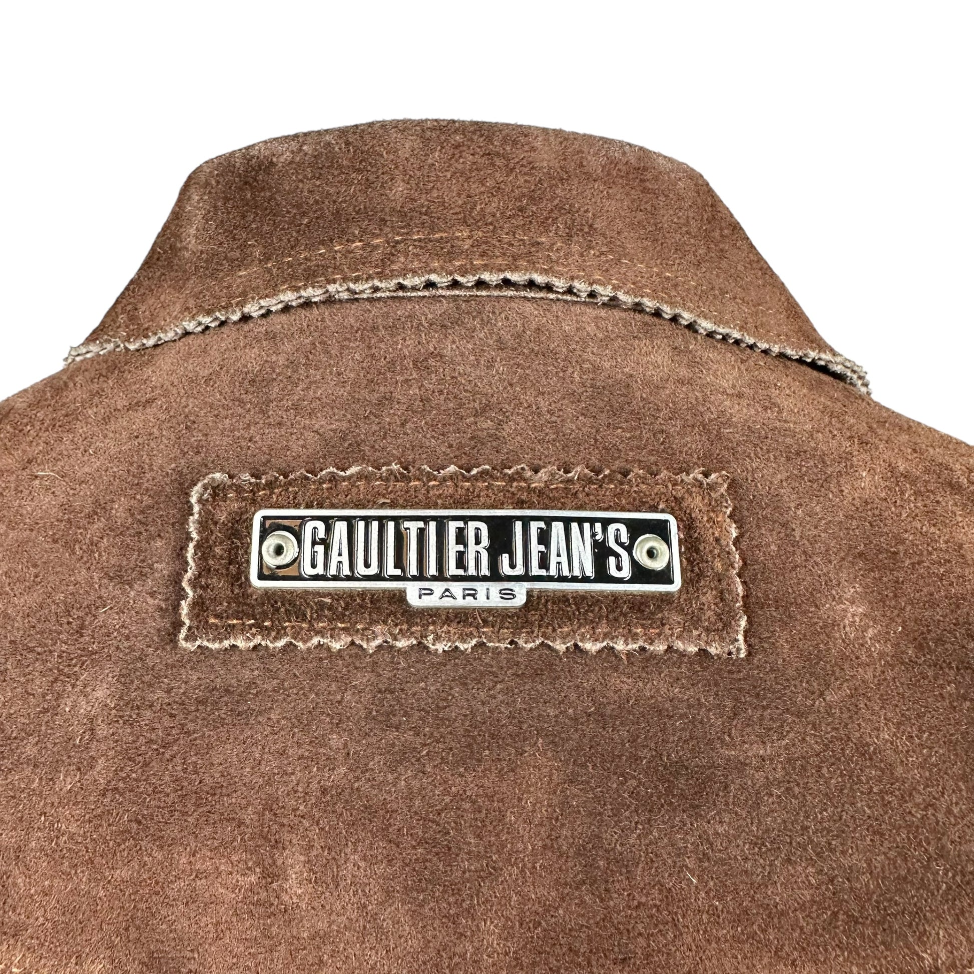 Gaultier Jeans Brown Suede Fringe Jacket - Outfit Repeater