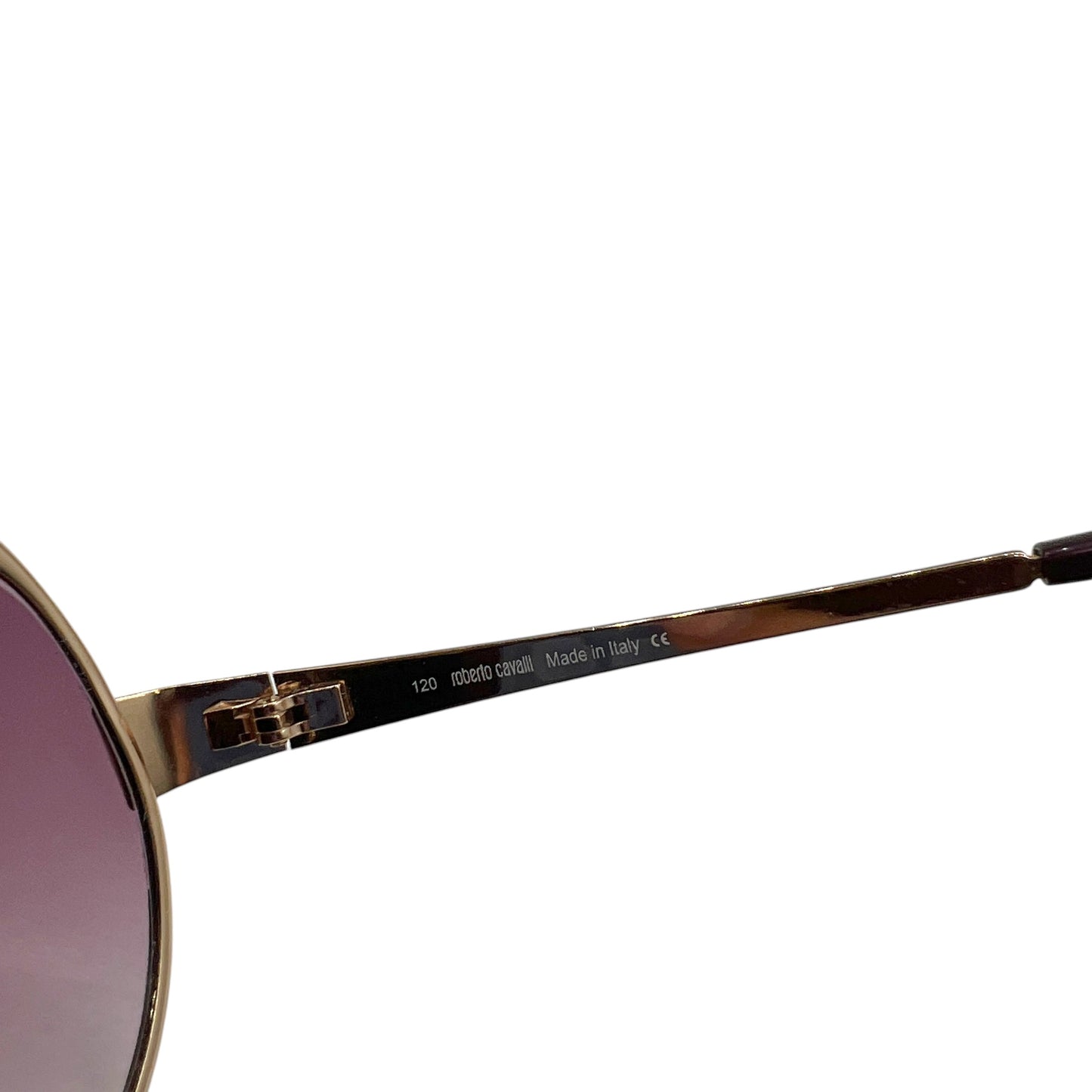 Roberto Cavalli Crystal Embellished Aviator Sunglasses w/ Case