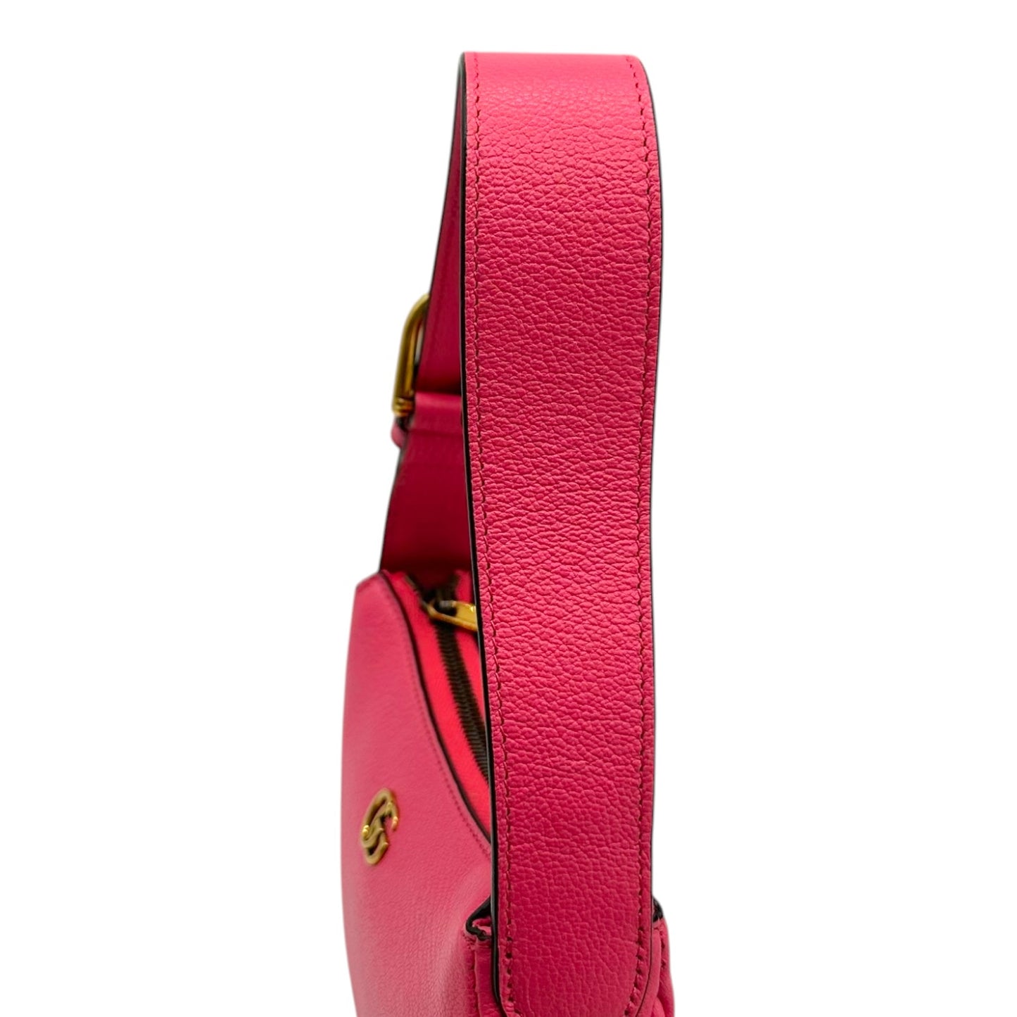 Gucci Pink Leather Mini Pochette Bag