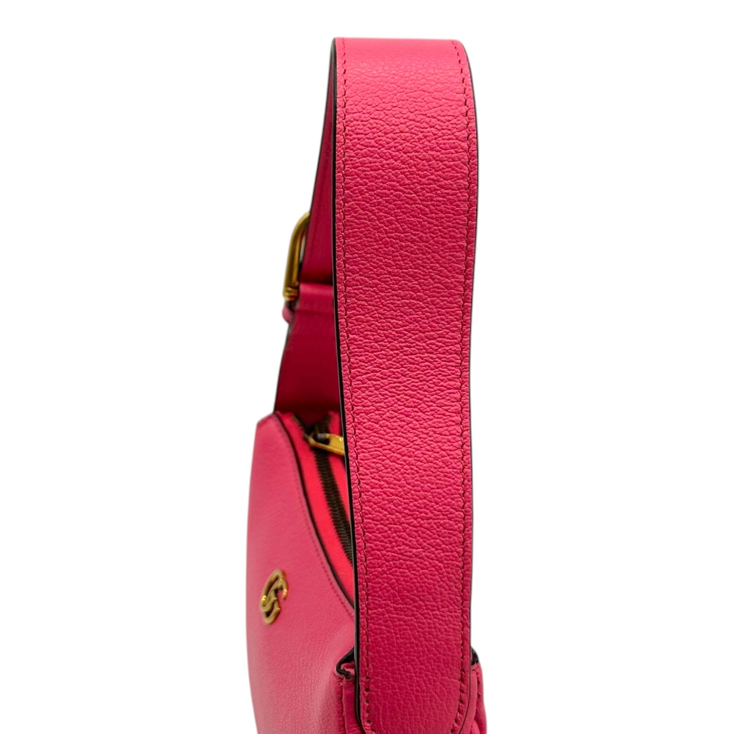 Gucci Pink Leather Mini Pochette Bag