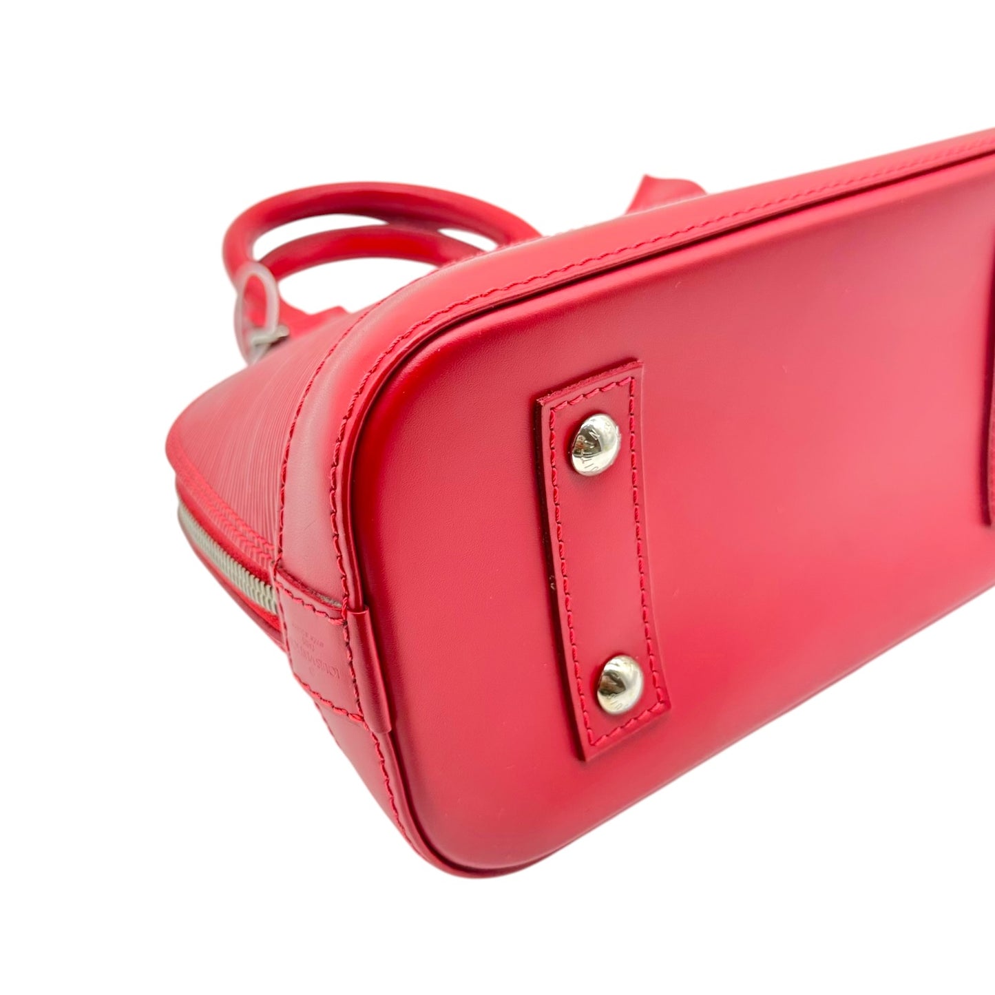 Louis Vuitton Red Epi Leather Alma BB Bag
