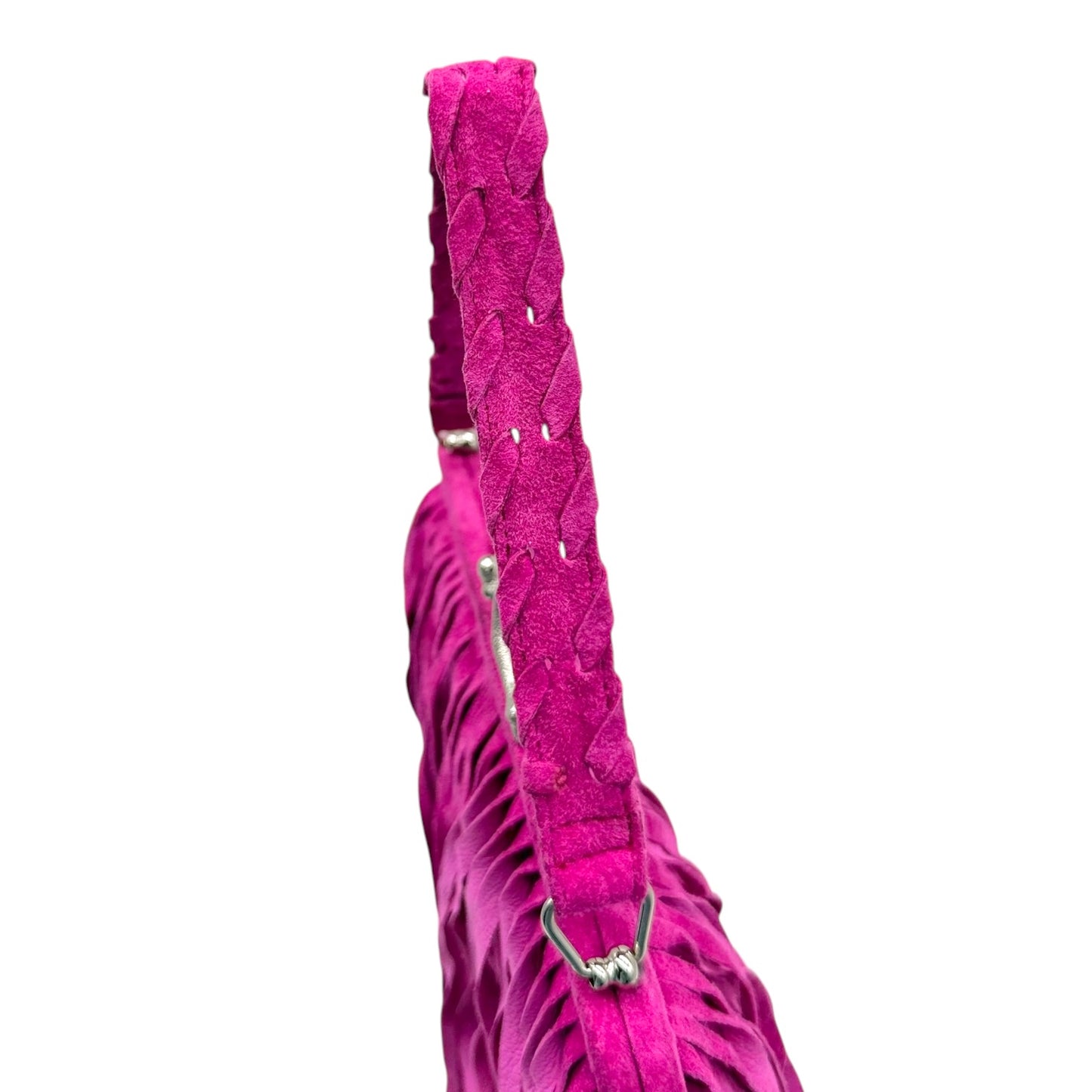 Vivienne Westwood Pink Suede Fringe Handbag