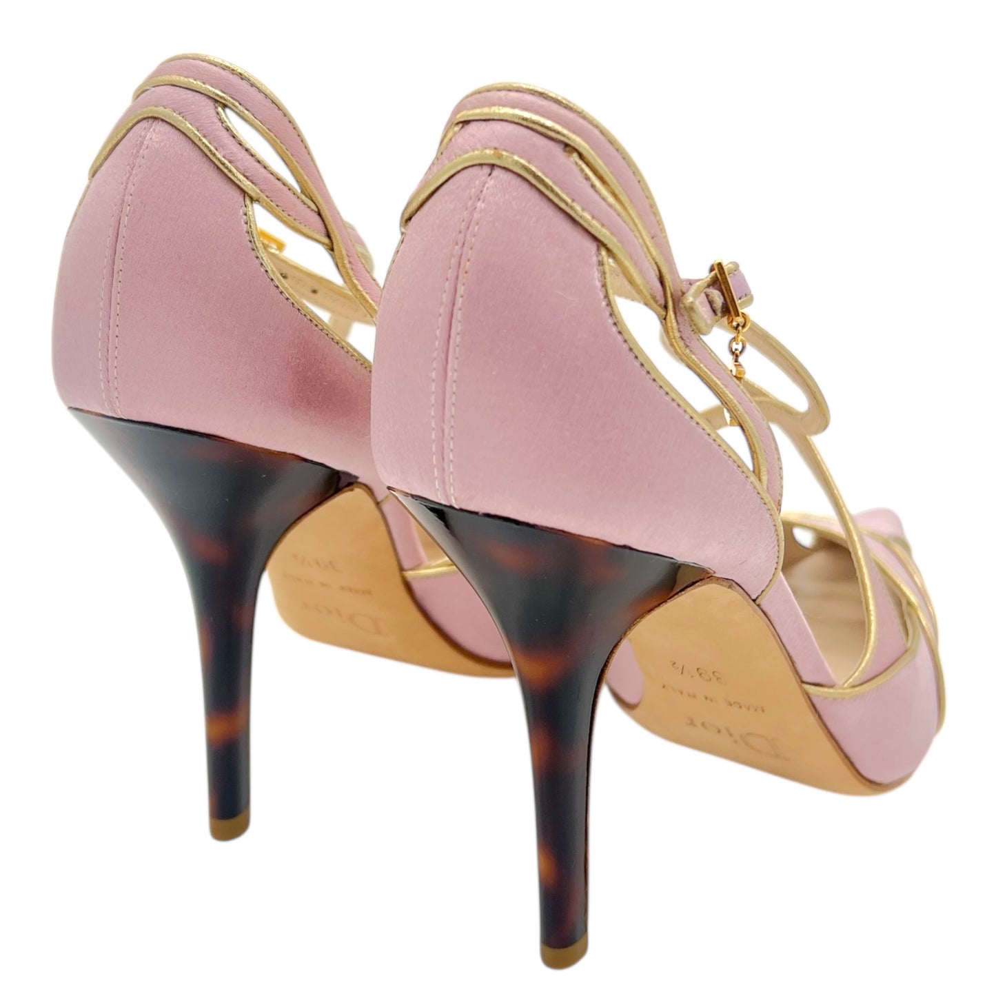 Christian Dior Pink Silk Pointed Toe Heels - Outfit Repeater