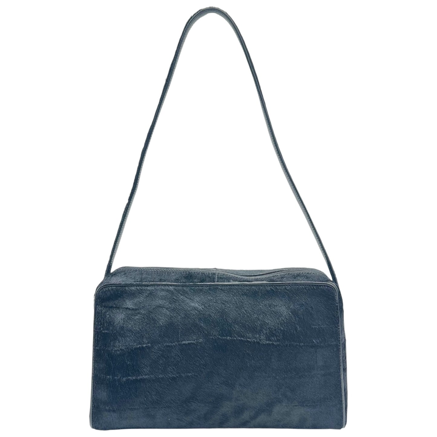 Gucci Shoulder Bag Black Ponyhair Rectangle Design