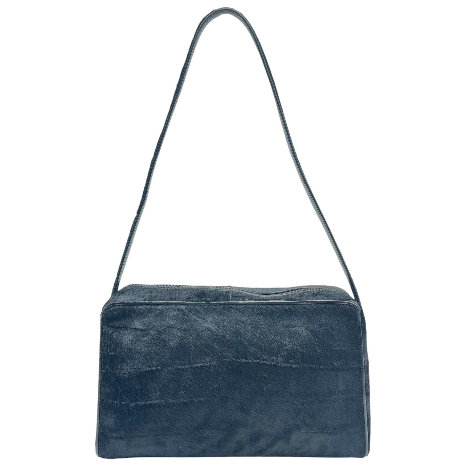 Gucci Shoulder Bag Black Ponyhair Rectangle Design