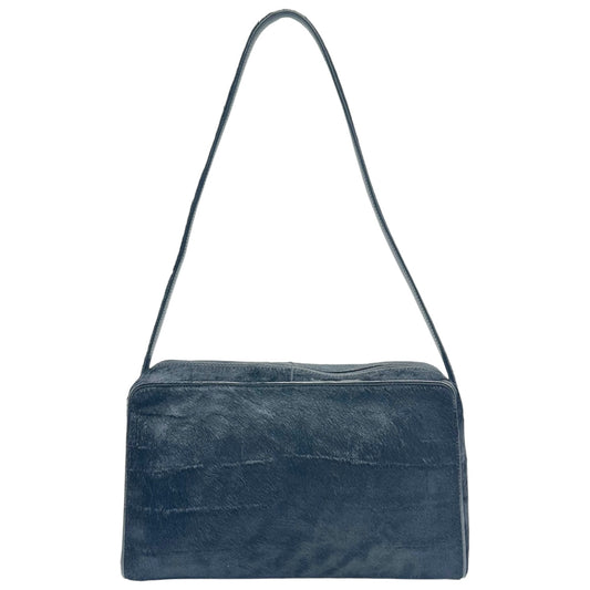 Gucci by Tom Ford 90's Black Ponyhair Rectangle Shoulder Bag