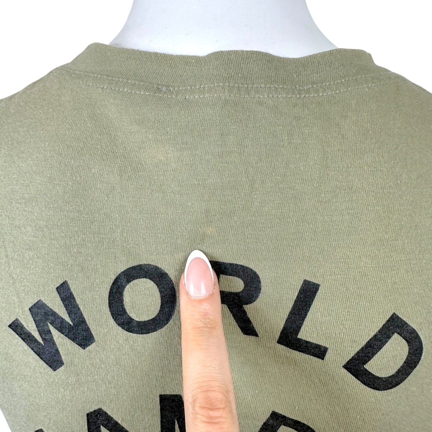 Christian Dior S/S 2003 Khaki Green & Black J'Adore Dior Tank Top