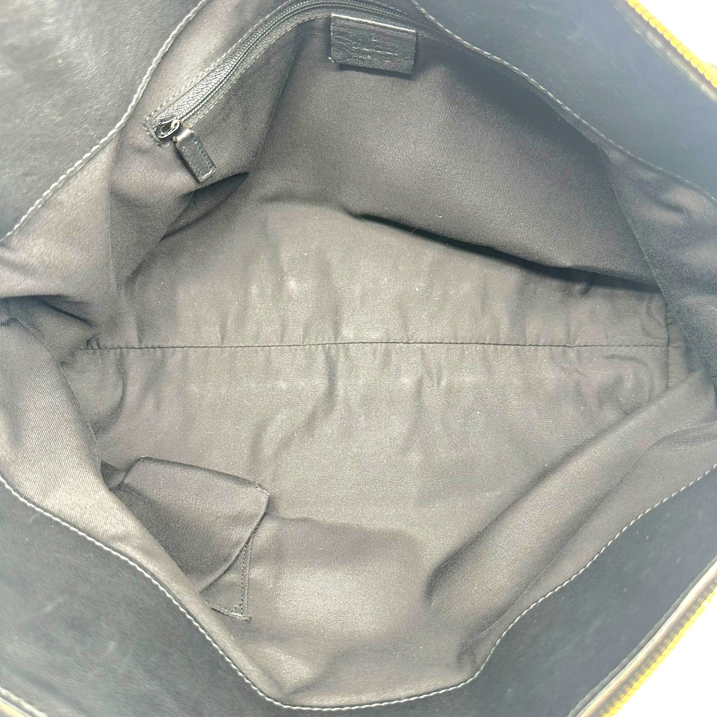 Gucci Black Leather Large Abby Shoulder Bag