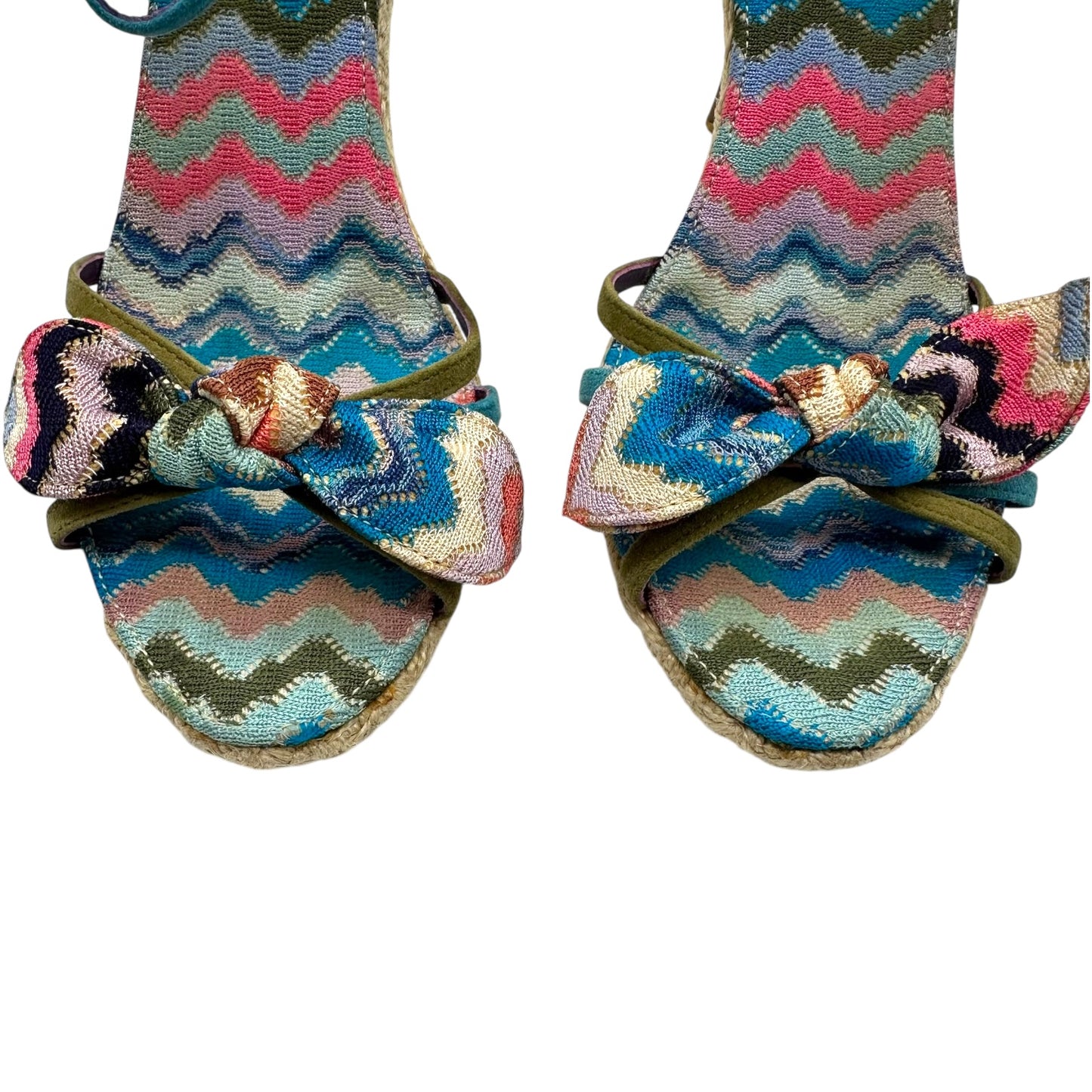 Missoni Multicolor Chevorn Esparille Heels