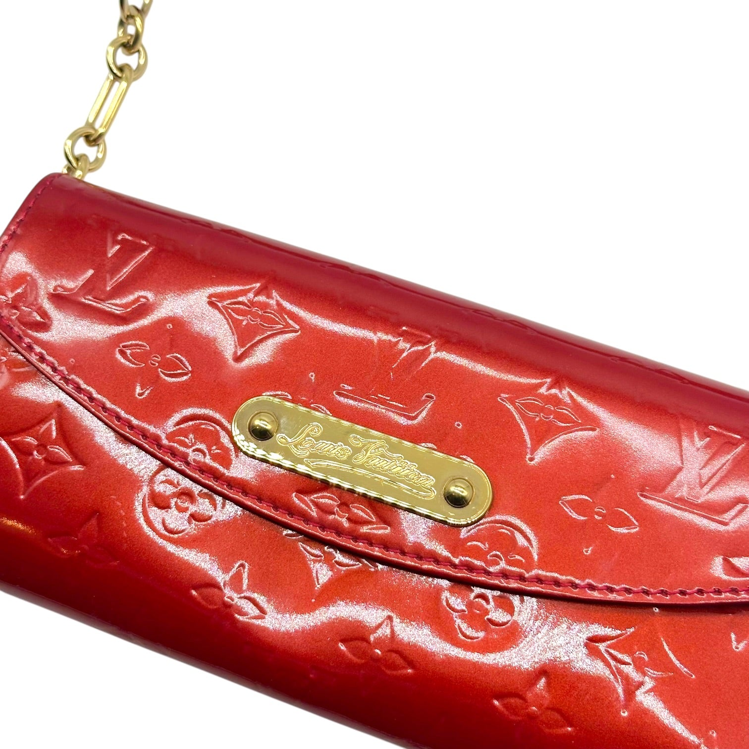 Louis Vuitton Red Vernis Monogram Mini Bag