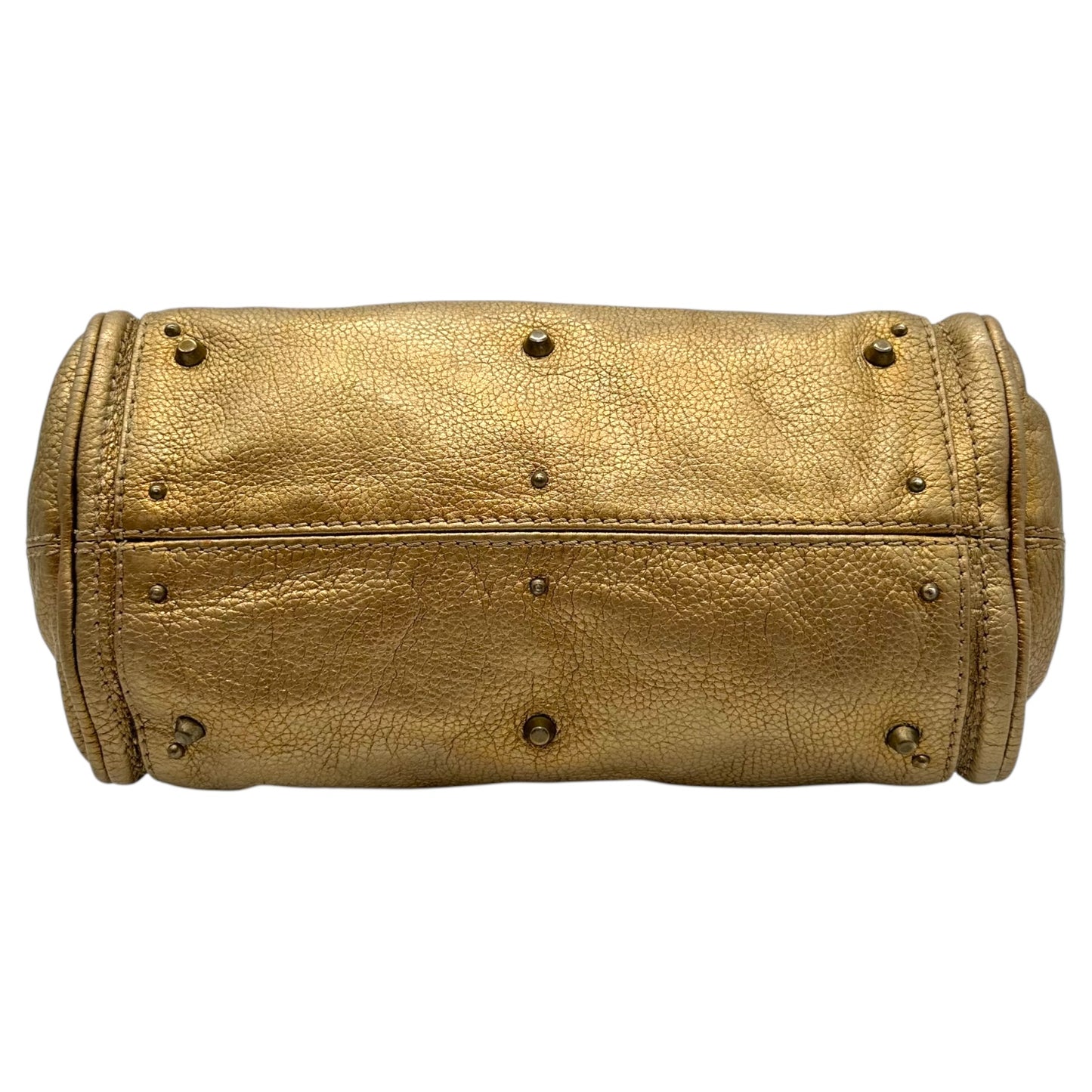 Chloe Gold Leather Mini Paddington Bag - Outfit Repeater